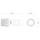 Adaptador Espigão Com Rosca Externa 3/4 Para Mangueira | Kazt